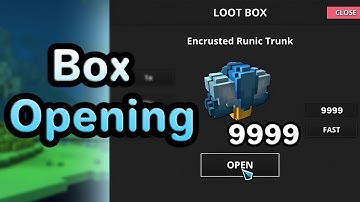 Trove Opening A Stack of Trunk Boxes