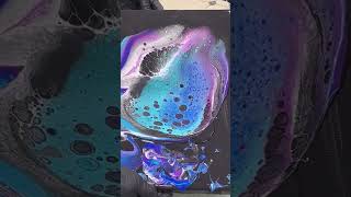 Mastering the Cosmos: Cosmic Flip Cup Art Technique #fluidart