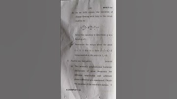 #IGNOU JUNE 2025 MECHANICS QUESTION PAPER.                                              #BPHCT 131