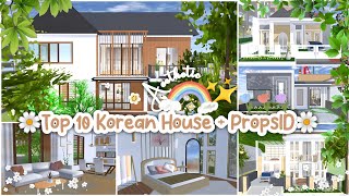Top 10 Korean House + PropsID ✨🌷 Aesthetic : Sakura School Simulator