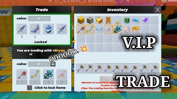 Proof Trade (40) how to get rich trade system in Skyblock Blockman go #viralvideo #ytvideo #skyblock