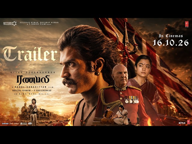 Ranabaali Official Trailer (Tamil) | Vijay Deverakonda | Rashmika | Rahul Sankrityan | Ajay-Atul