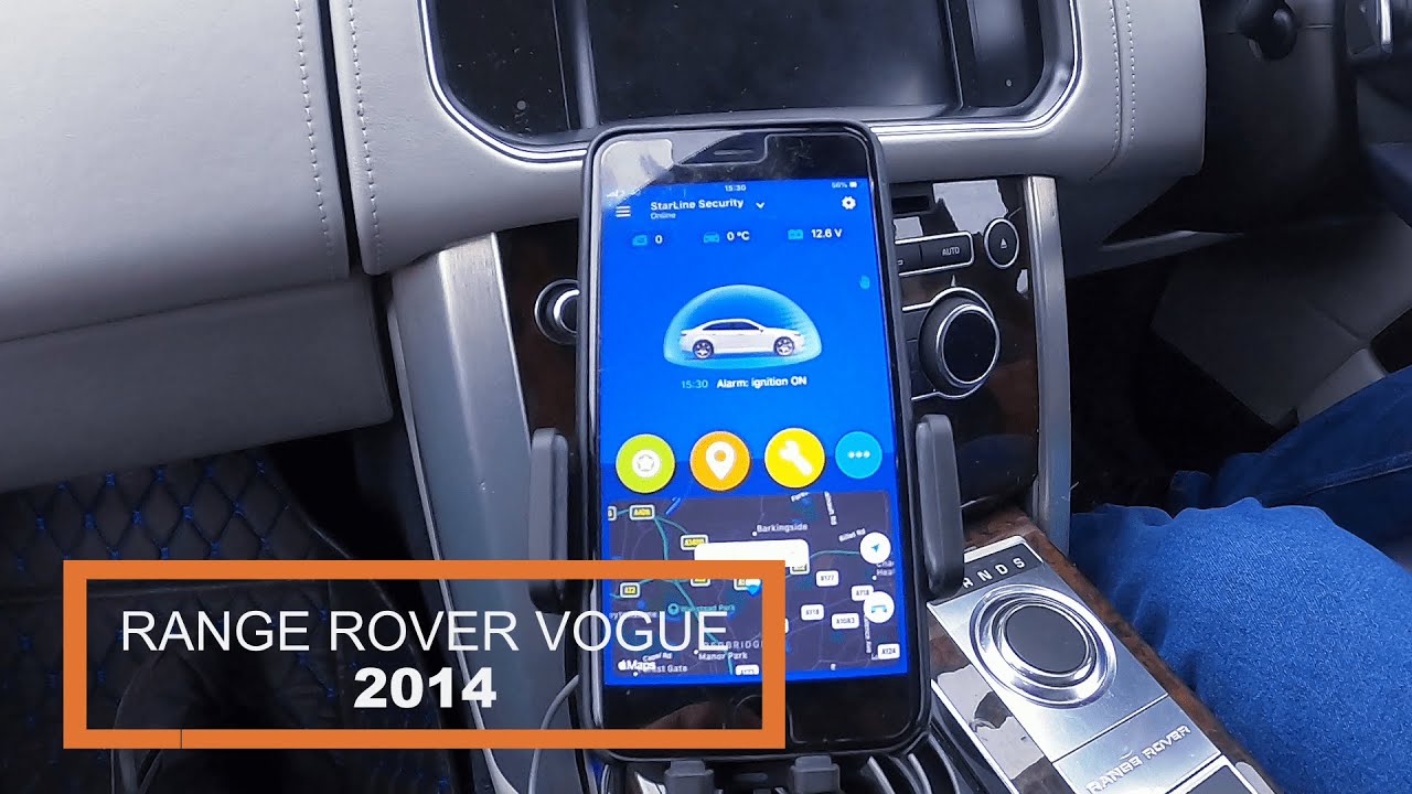 Range Rover Vogue 2014 | ★ Starline M66V2 Smart Security System with ...