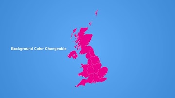 The UK Map Kit  -  Best After Effects Templates Project Files 2018