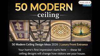 Top 50 Modern & Latest False Ceiling Designs Ideas 2026 For Living Room