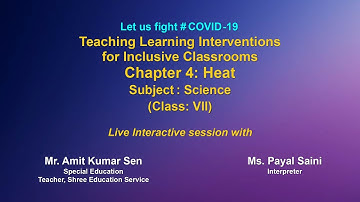 Live Interactions on PMeVIDYA - Teaching Learning Interventions for Inclusive Classroom