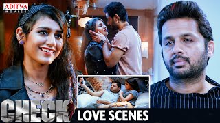 Check Hindi Dubbed Movie Love Scenes | Nithiin, Rakul Preet, Priya Varrier | Aditya Movies