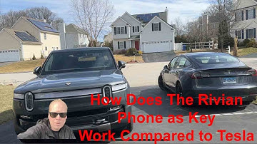 How does Rivian Phone as Key Work Compared to Tesla?