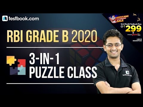 RBI Grade B 2020 | Puzzle Reasoning Questions for RBI Grade B Officer | LR by Sachin Sir