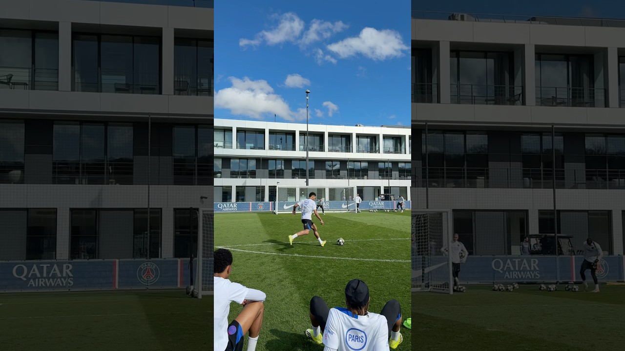 Best way to end training. ⚽️🧤