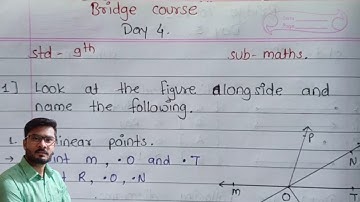 Bridge course day 4 class 9 maths complete activity sheet solution for English medium