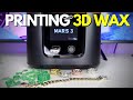 How to print jewelry wax with a resin 3d printer 300 mars elegoo 3 pro