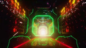 Free Background:  Futuristic Tunnel V2 (2 Hrs Relaxing, Satisfying, VJ Loop, Screensaver, ASMR) 4K