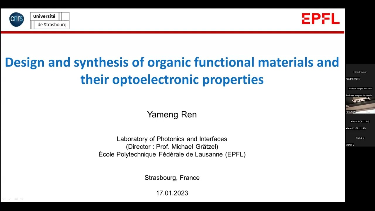 Design and synthesis of organic functional materials and their optoelectronic properties