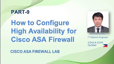 Cisco ASAv High Availability - Active/standby Config [HD]