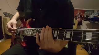 godsmack - releasing the demons (guitar cover) ibanez gax30