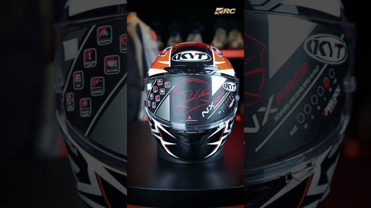 KYT NX RACE ISSAC VINALES REPLICA BALANCE RED GUNMETAL