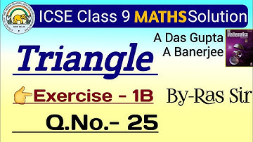 Class 9 Triangles ICSE || Triangle A Das gupta Banerjee||das gupta banerjee||triangle class 9th icse