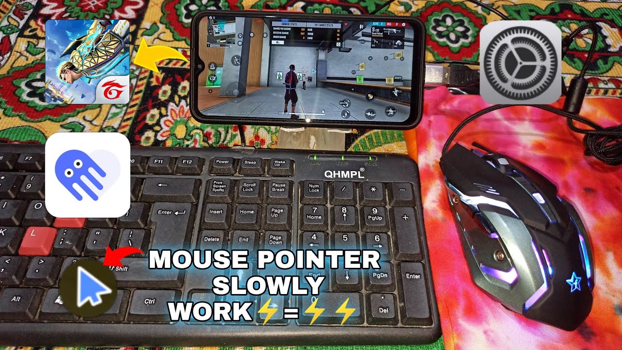 Jogue Free Fire com mouse e teclado, Octopus permite periféricos