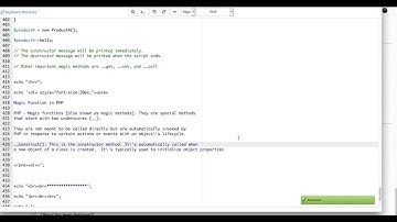 Advance Practical PHP Explain OOP Magic Function - video 94g