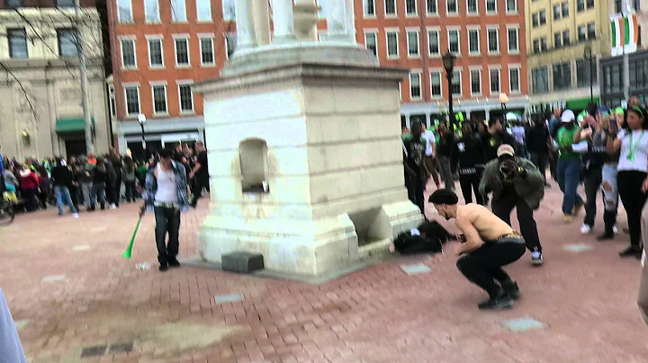 Flipping Out ~ 2016 Greater New Haven St  Patrick's Day Parade ~ Post Road Photos