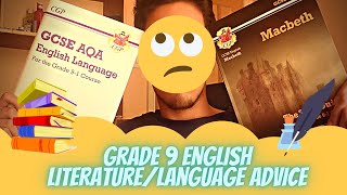 HOW I GOT A 9/A* IN ENGLISH LITERATURE AND LANGUAGE | My Advice
