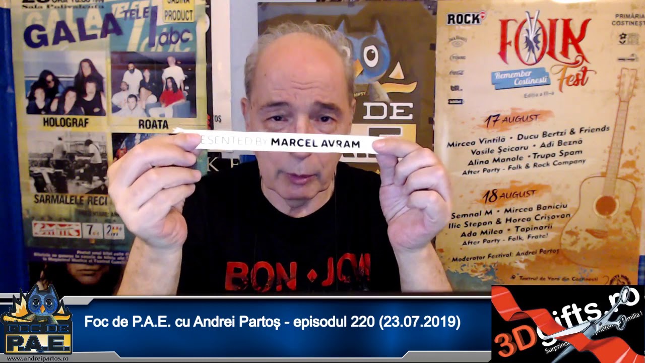 Foc de P.A.E. cu Andrei Partos - ep 220. Despre Bon Jovi, electro/tehno manele și RADET (23.07.2019)