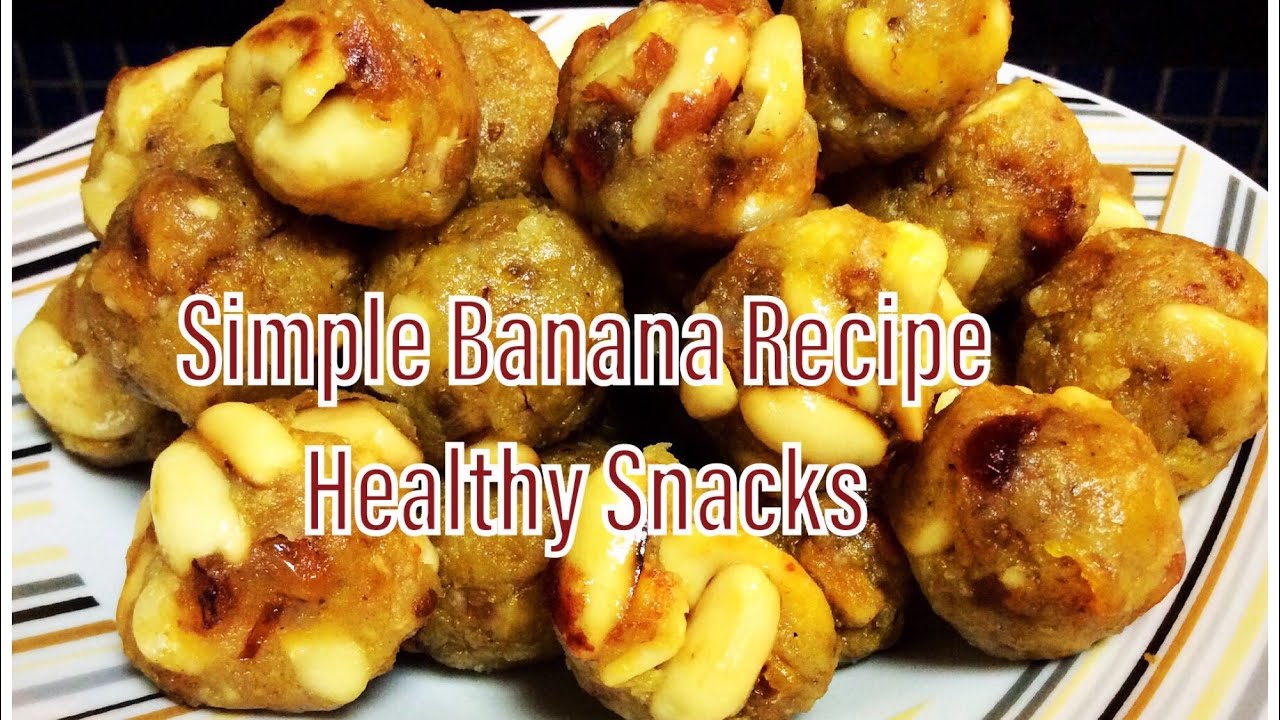 BANANA SNACK / BANANA RECIPE / HEALTHY SNACKS RECIPE/ EVENING SNACK