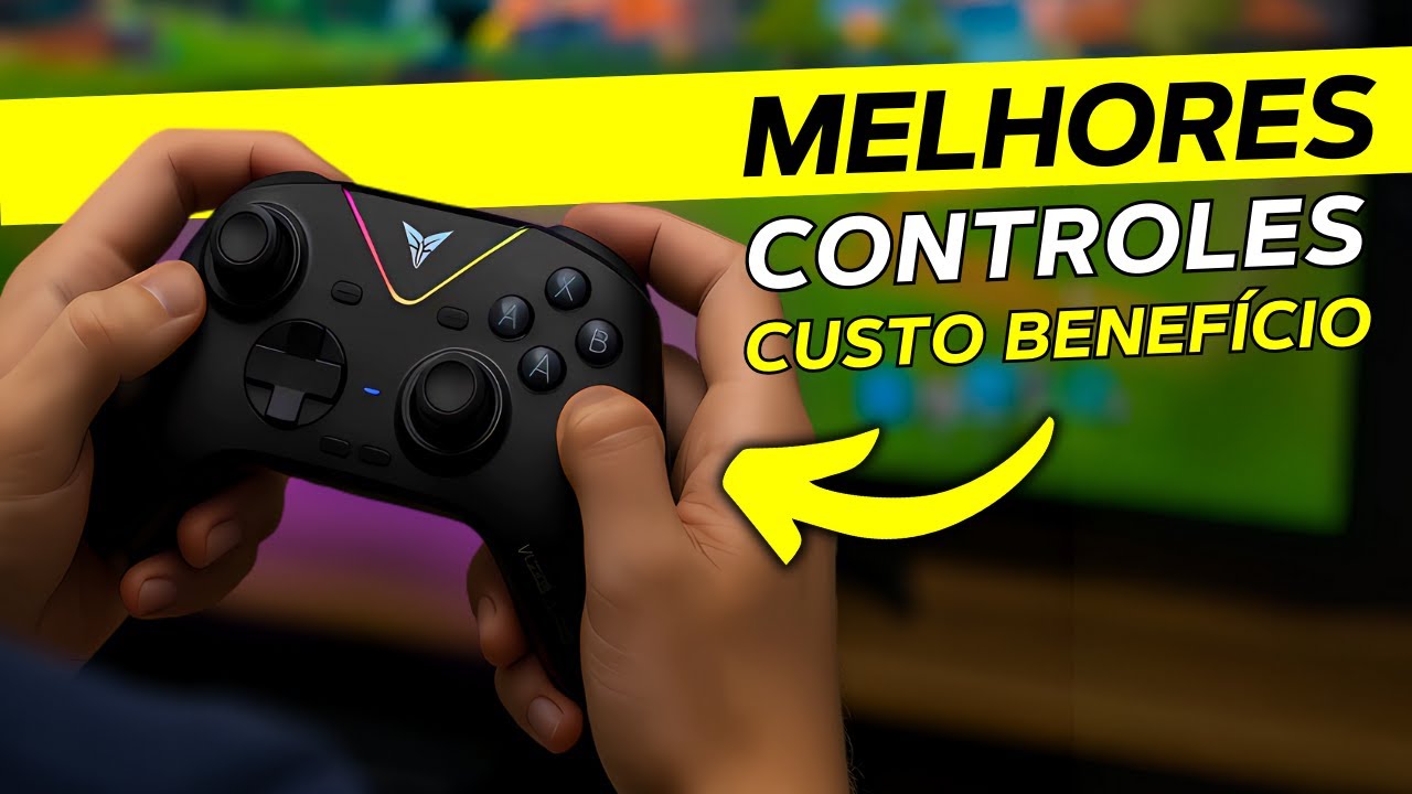 TOP 5 MELHORES CONTROLES para jogar no PC em 2025! (CUSTO BENEFÍCIO ...