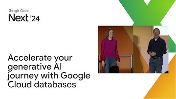 Accelerate your generative AI journey with Google Cloud databases
