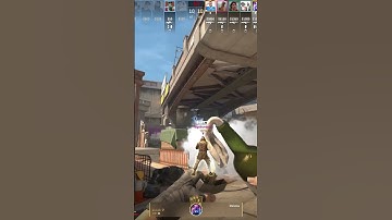 Clutch in Overpass 4 kills #cs2 #csgo #cs