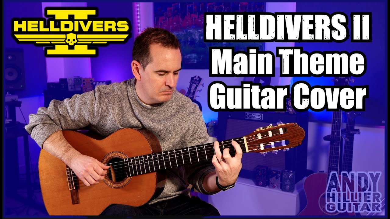 Helldivers 2 Main Theme Guitar Cover by Andy Hillier - YouTube