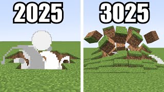 Minecraft Physics In 2025 Vs 3025