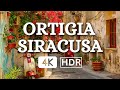 Ortigia  siracusa walking tour  the most beautiful places on sicily  italy 4kr