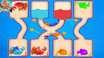 Save the Fish - Pull the Pin Game - Gameplay Walkthrough Part 1 Levels 1-21 (Ios,Android)