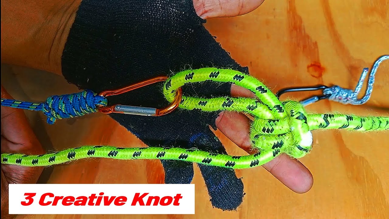 Picture of The 3 best creative ideas knot | learning video on youtube #knot # ...