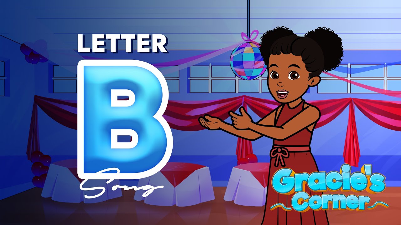 Letter B Song  Gracies Corner  Nursery Rhymes  Kids Songs