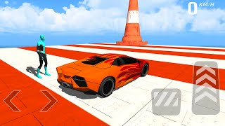 GT Car Stunt Master 3D #1 - Super Hero Mega Ramp Racing Car Mode - Android GamePlay screenshot 3