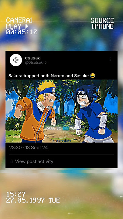 Sakura trapped Naruto and Sasuke 😂 | #naruto #sasuke #sakura