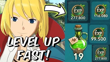 Level Up FAST - 5 Tips For Begineers To Speed Level Your Characters - Ni No Kuni Cross Worlds Guidey