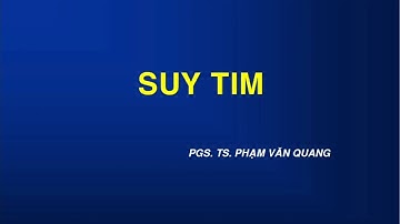 [NHI] SUY TIM Ở TRẺ EM