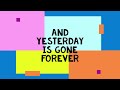 Don't say tomorrow lyrics