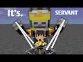 MINECRAFT but my || friend is my ] SERVANT ] 😁😁