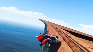 GTA 5 SHQIP - Me Motorra neper Mure !! - SHQIPGaming screenshot 4