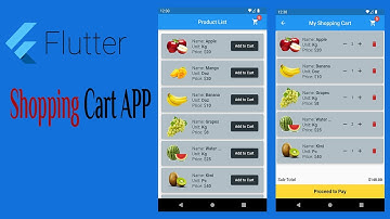 38- Flutter Shopping Cart APP Part 2