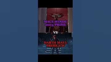Mace Windu 2003/prime  vs Darth maul prime/CW