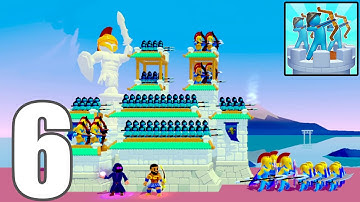 Archery Bastions: Castle War – Gameplay Walkthrough Part 6 | Samurai Archers, Mages & Spear Army