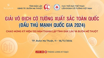 [LiveCoTuong] Giải vô địch cờ tướng xuất sắc toàn quốc 2024 | Cờ nhanh vòng 1-3 | Buôn Ma Thuột 2024