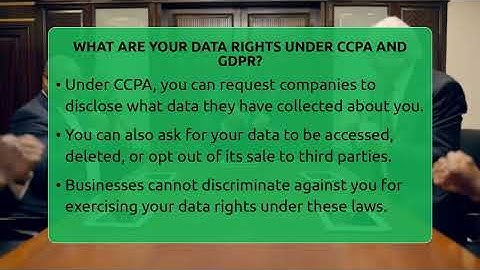 What Are Your Data Rights Under CCPA And GDPR? - Everyday-Networking