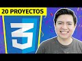   20 proyectos completos con css